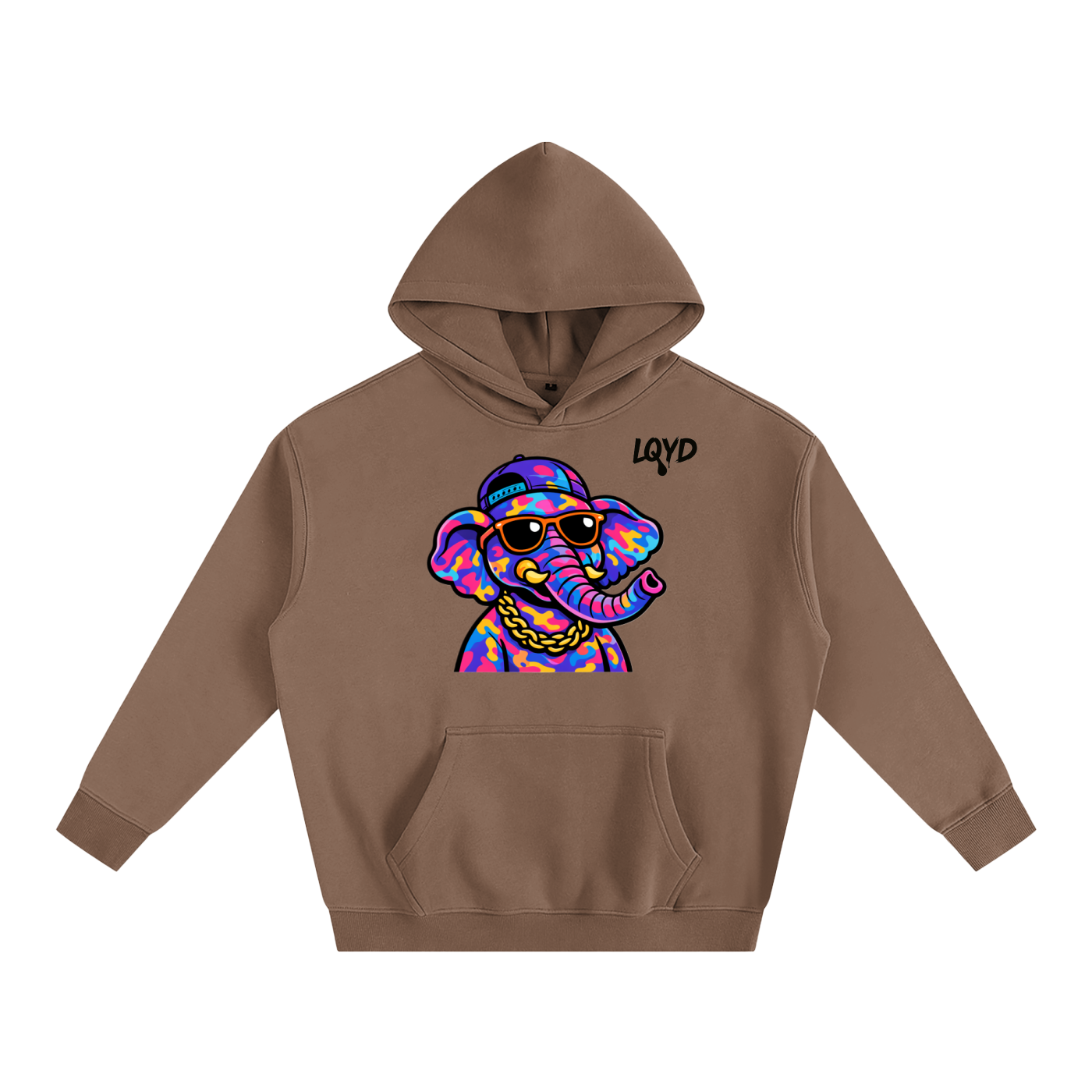 LQYD ADULT| DJ ELEPHANT BAGGY HOODIE
