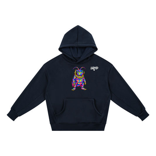 LQYD YOUTH| DJ ROACH DARK BAGGY HOODIE