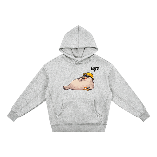 LQYD YOUTH| SUSHI BANDIT SEAL LIGHT BAGGY HOODIE