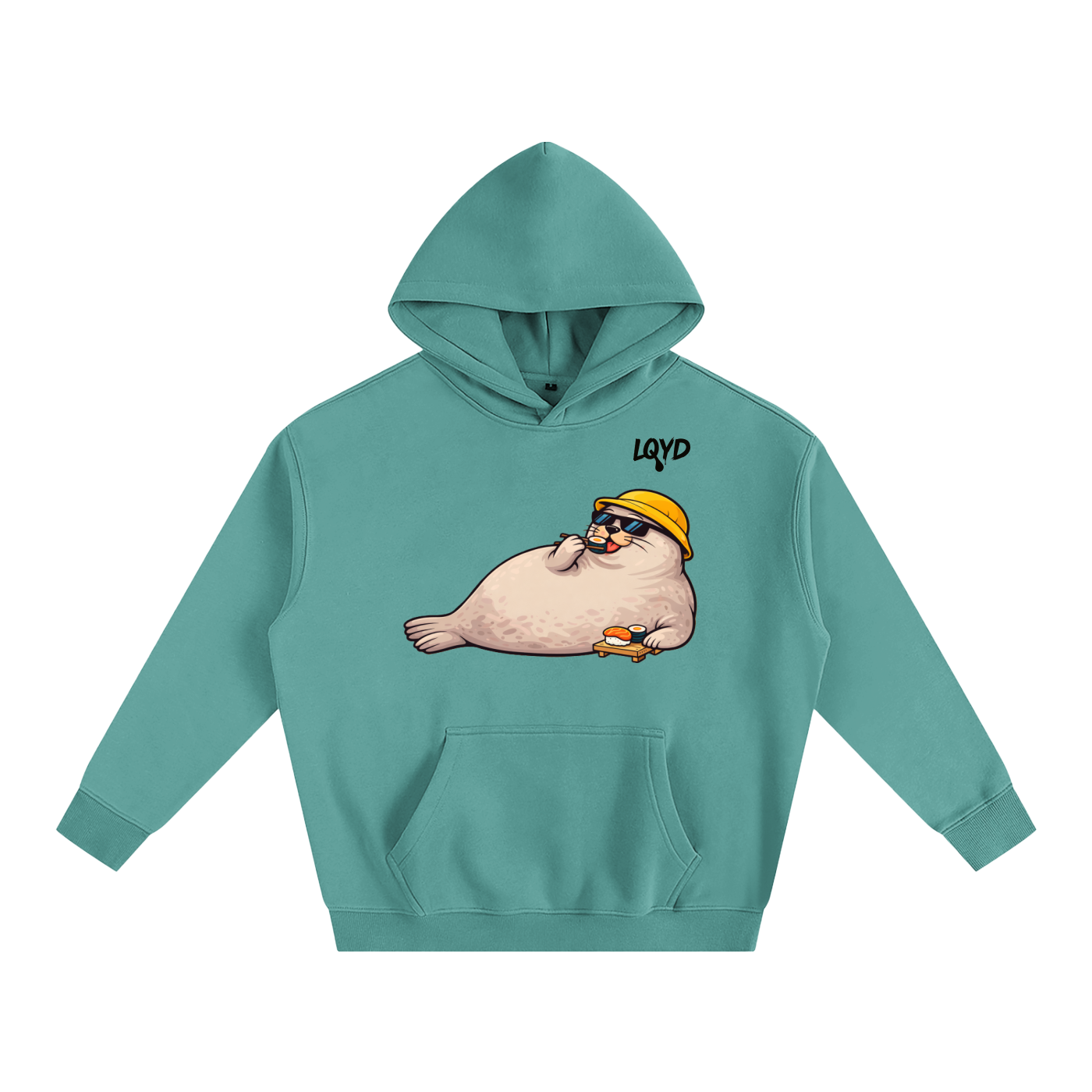 LQYD ADULT| SUSHI BANDIT SEAL BAGGY HOODIE