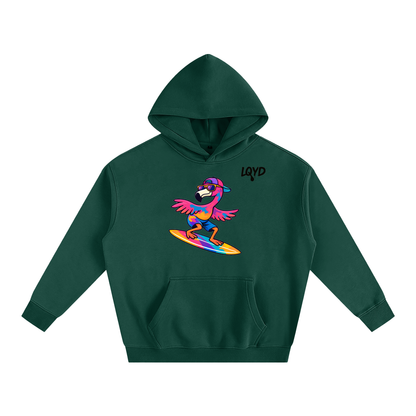 LQYD ADULT| SURF'S UP FLAMINGO BAGGY HOODIE