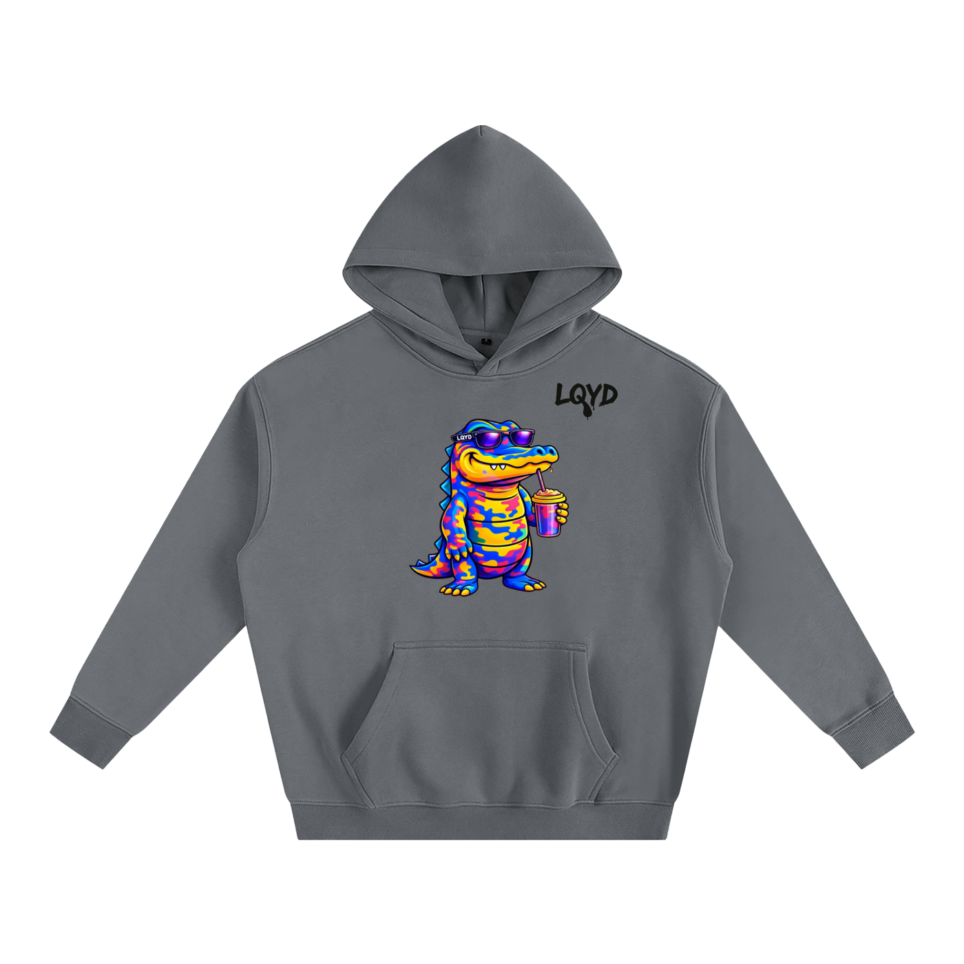LQYD ADULT| SUMMER GATOR BAGGY HOODIE