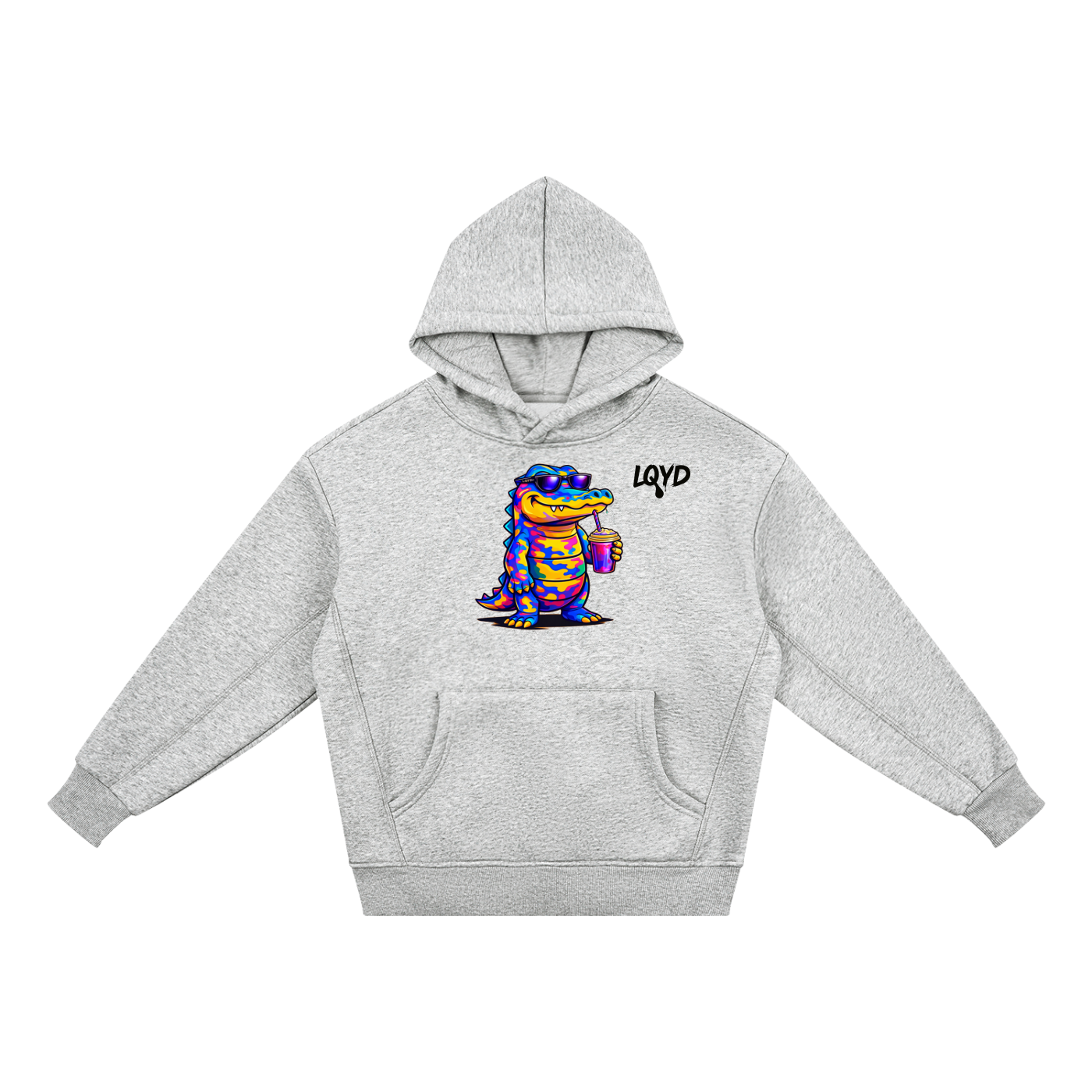 LQYD YOUTH| SUMMER GATOR LIGHT BAGGY HOODIE