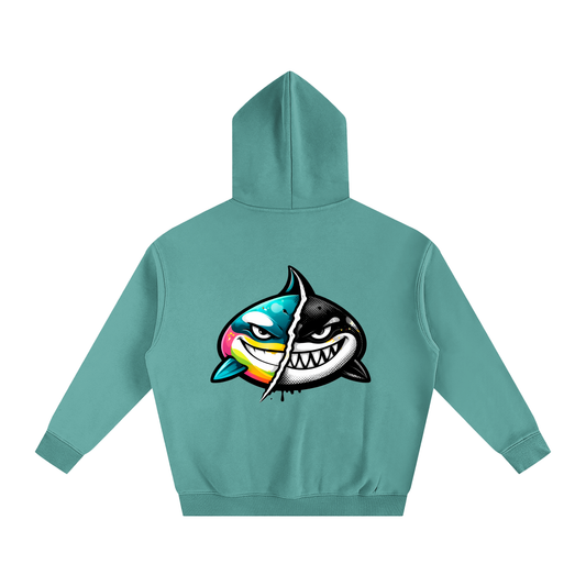LQYD ADULT| SMIRKING ORCA BAGGY HOODIE