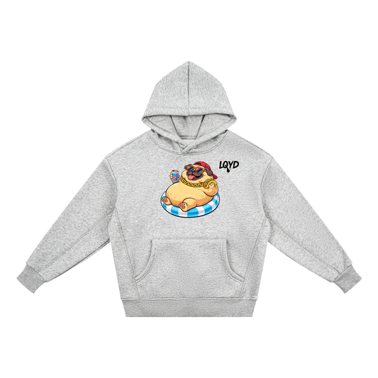 LQYD YOUTH| POOLSIDE PUG LIGHT BAGGY HOODIE