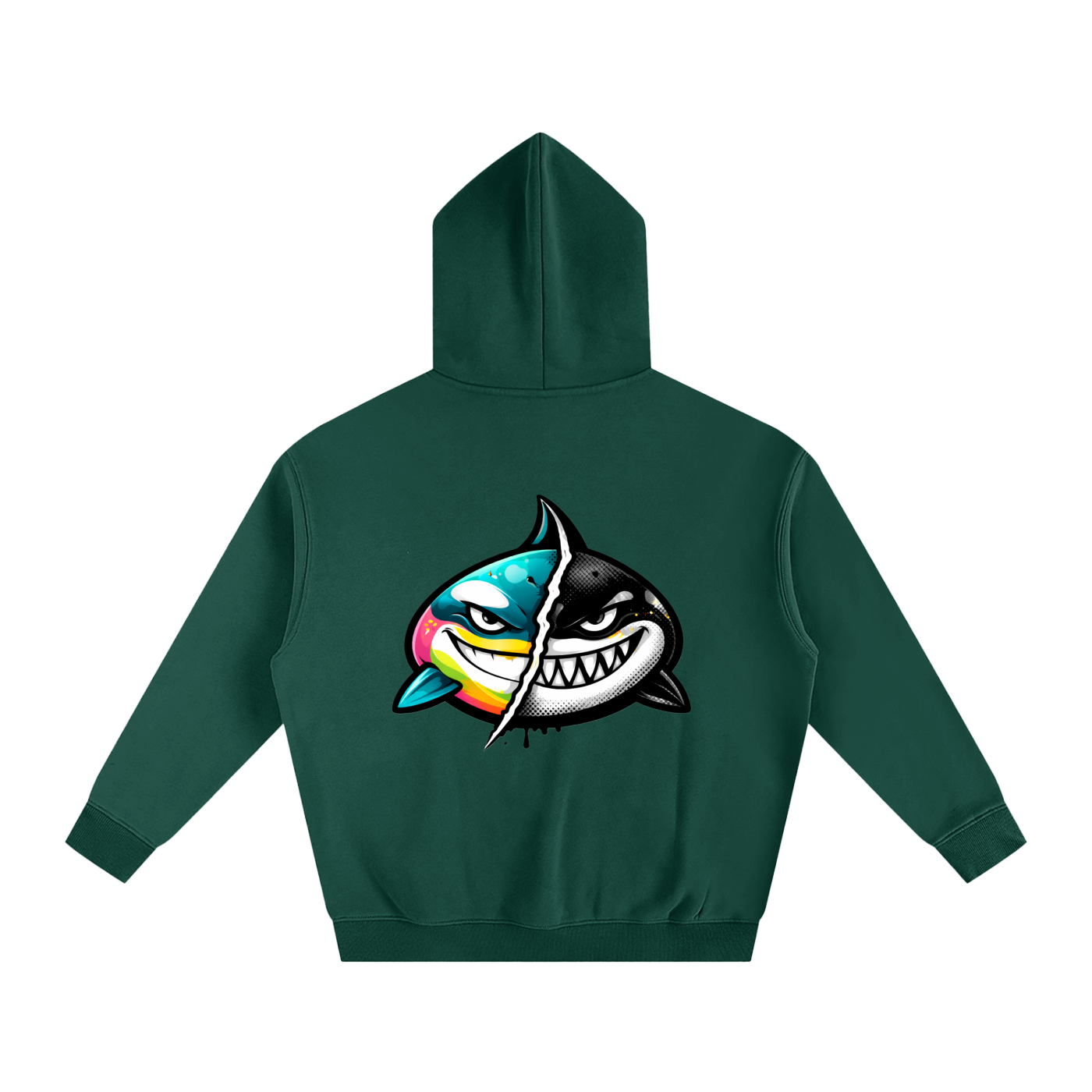 LQYD ADULT| SMIRKING ORCA BAGGY HOODIE