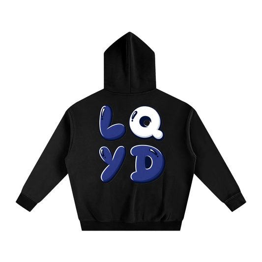 LQYD ADULT| BUBBLE LETTERS DARK EDITION BAGGY HOODIE