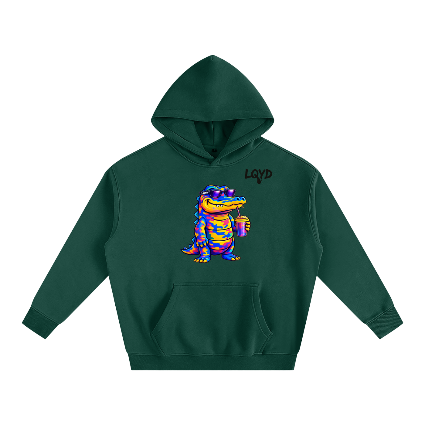 LQYD ADULT| SUMMER GATOR BAGGY HOODIE