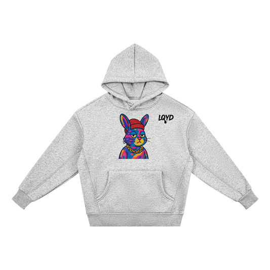 LQYD YOUTH| GRAFFITI BUNNY LIGHT BAGGY HOODIE