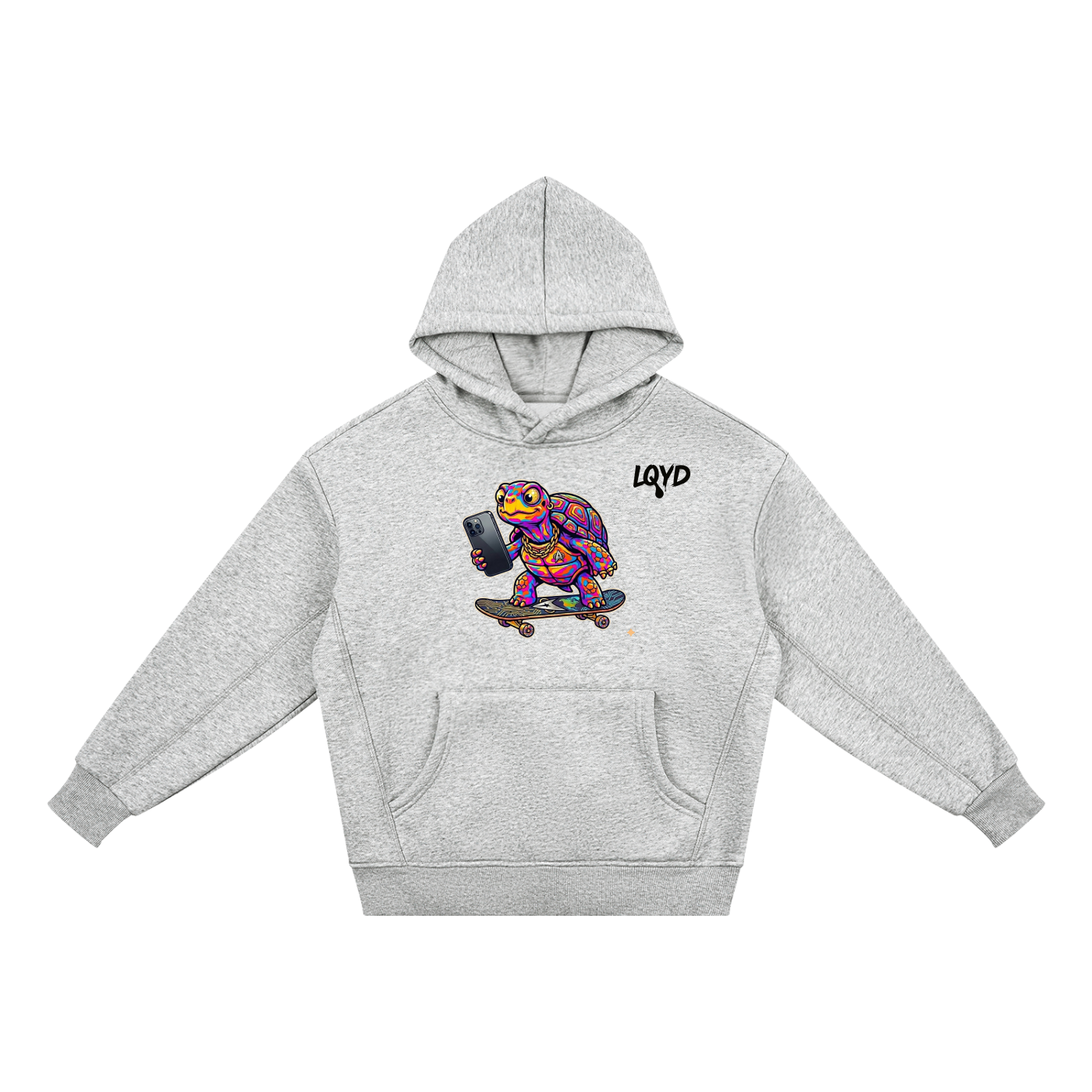 LQYD YOUTH| TURBO TURTLE LIGHT BAGGY HOODIE