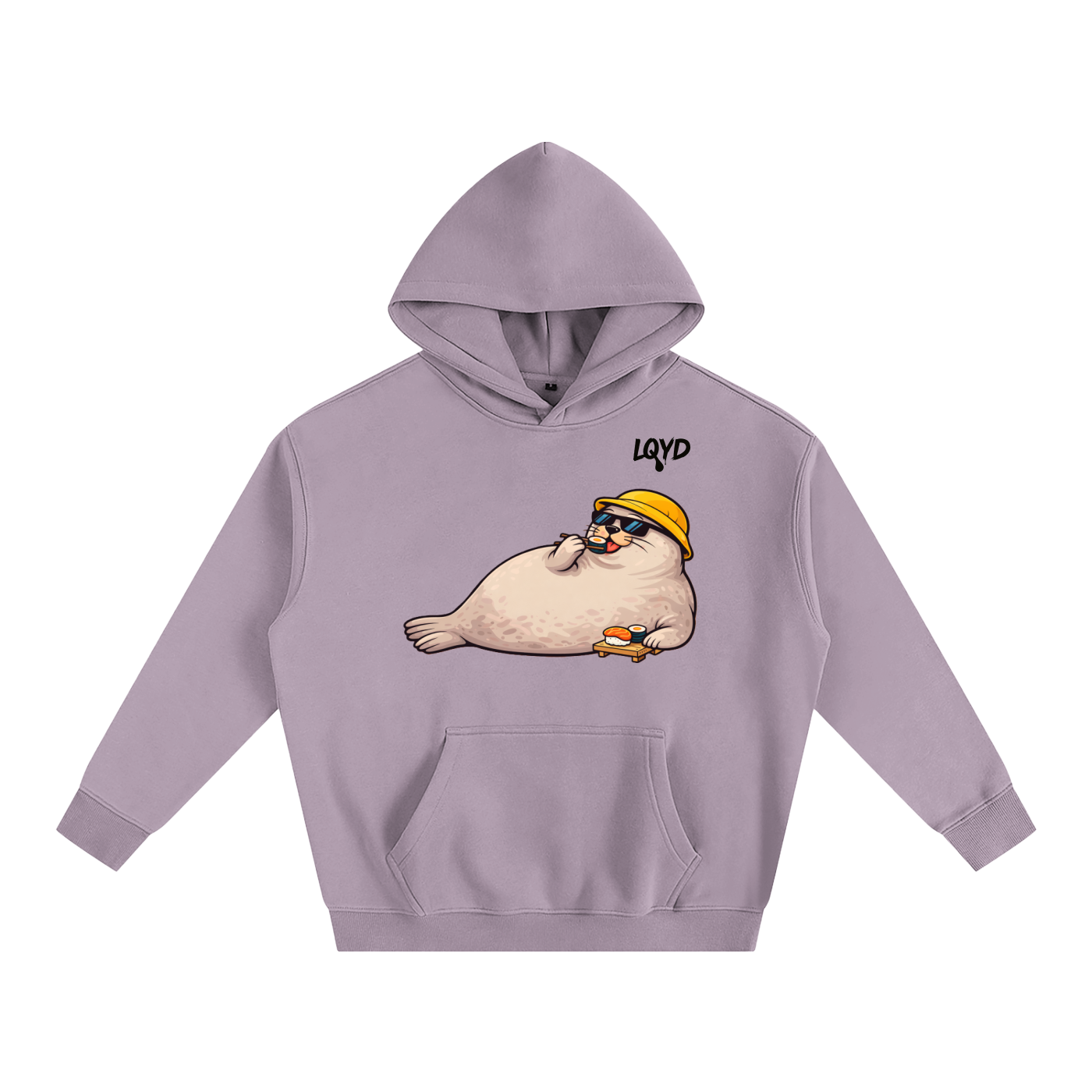 LQYD ADULT| SUSHI BANDIT SEAL BAGGY HOODIE