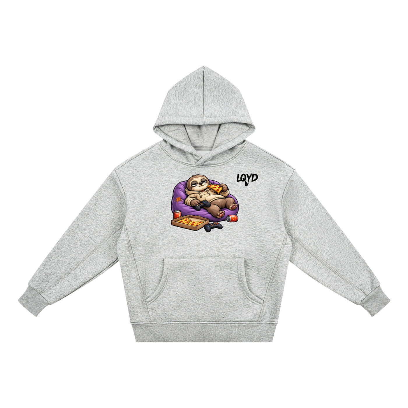 LQYD YOUTH| IDLE SLOTH LIGHT BAGGY HOODIE
