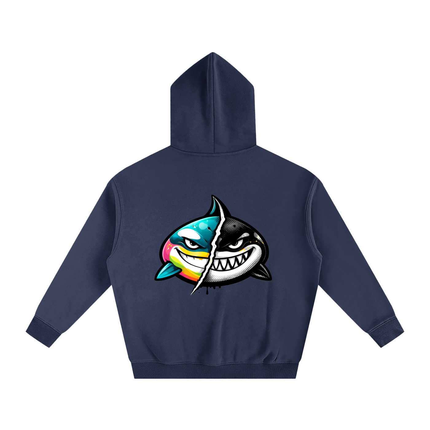 LQYD ADULT| SMIRKING ORCA BAGGY HOODIE