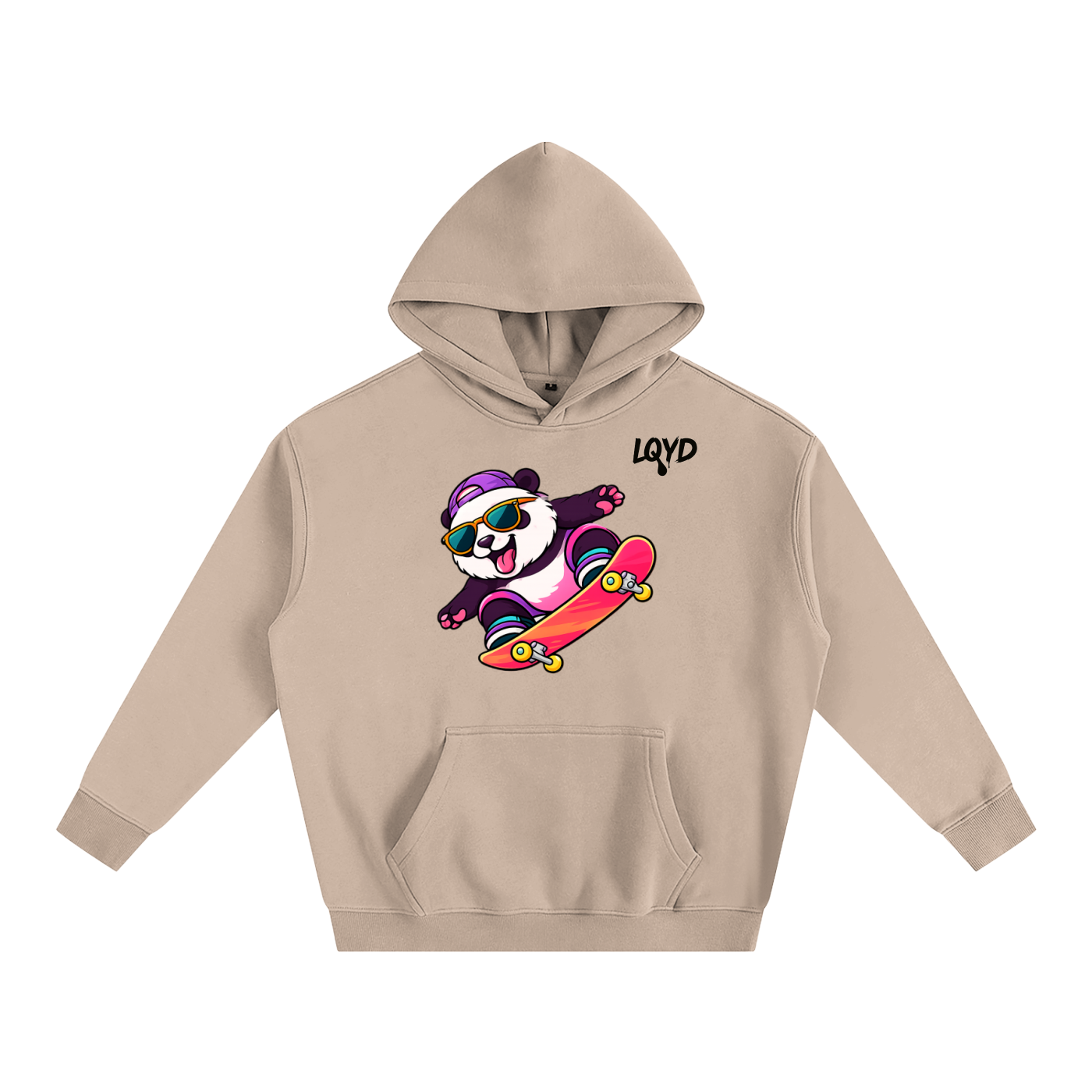 LQYD ADULT| FLYING PANDA BAGGY HOODIE