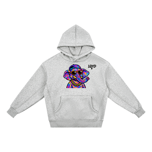 LQYD YOUTH| DJ ELEPHANT LIGHT BAGGY HOODIE