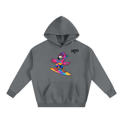 LQYD ADULT| SURF'S UP FLAMINGO BAGGY HOODIE
