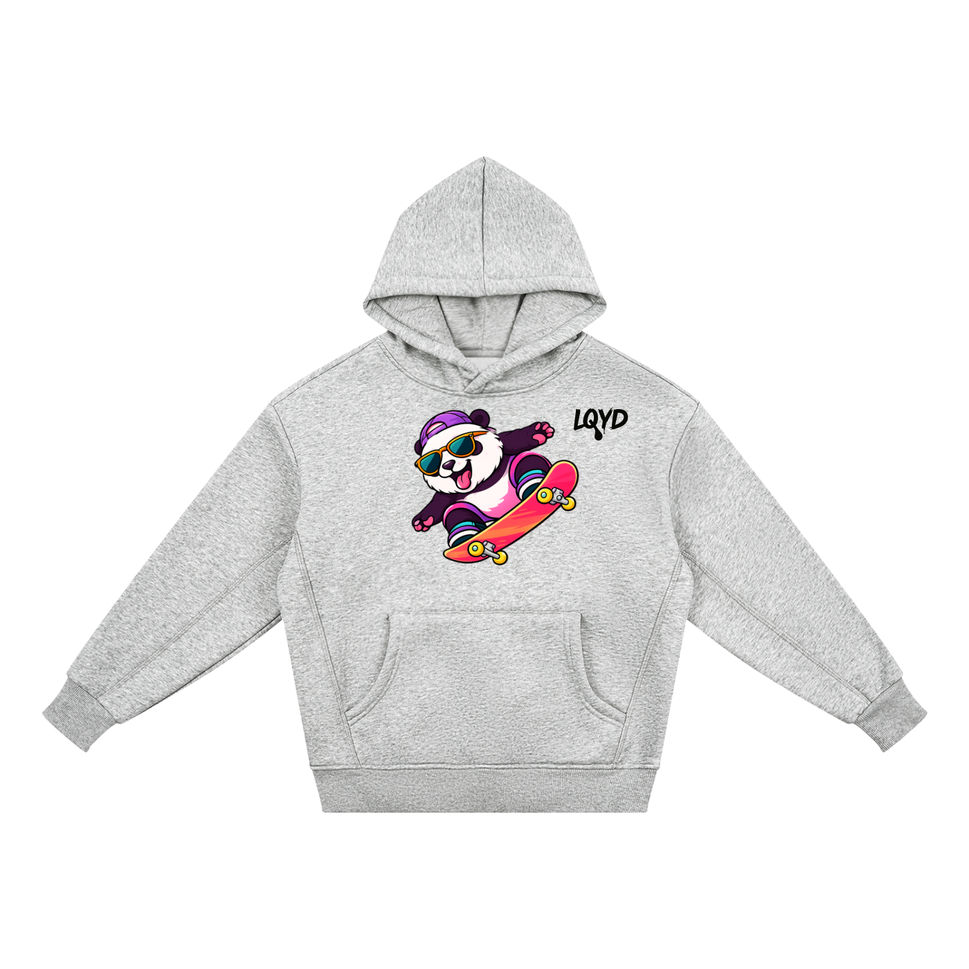 LQYD YOUTH| FLYING PANDA LIGHT BAGGY HOODIE