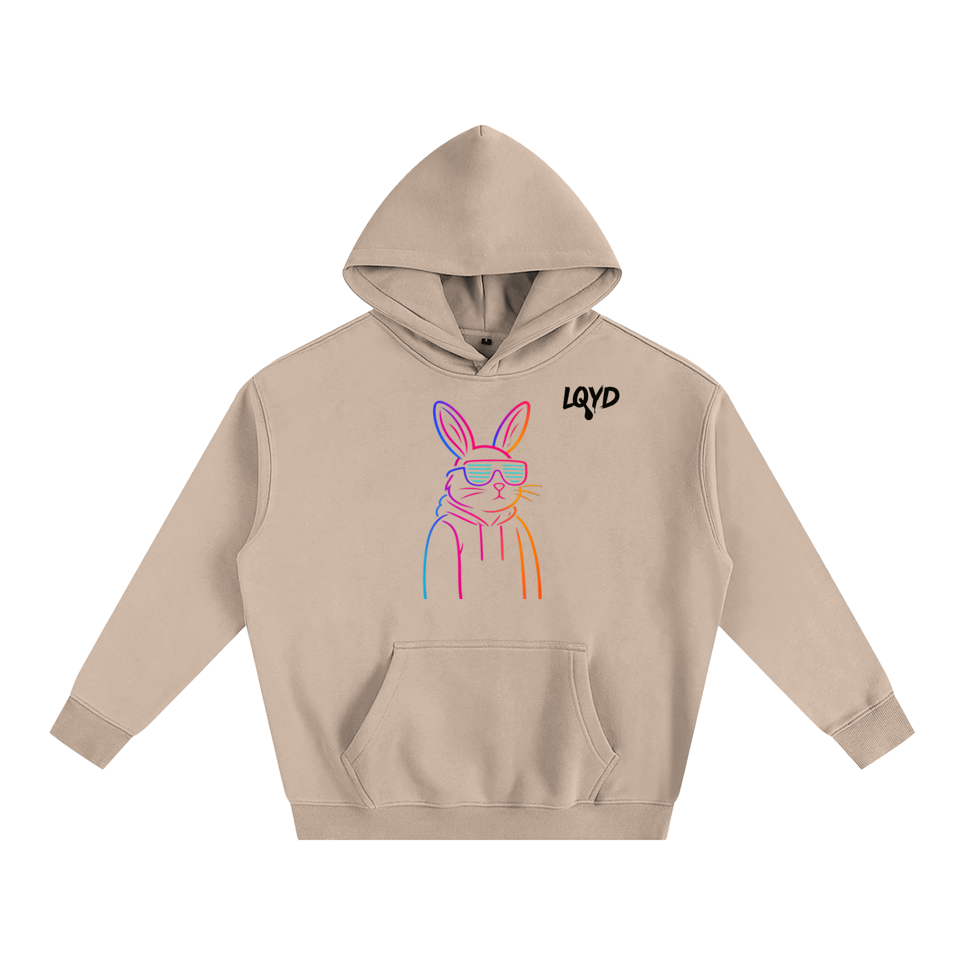 LQYD ADULT| RETRO BUNNY BAGGY HOODIE