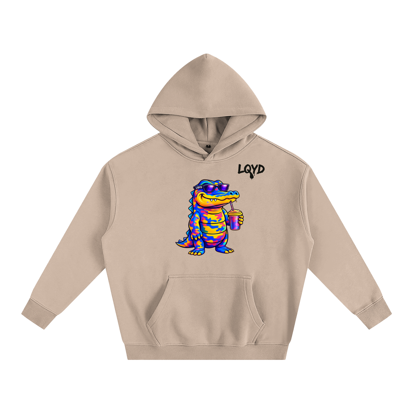 LQYD ADULT| SUMMER GATOR BAGGY HOODIE
