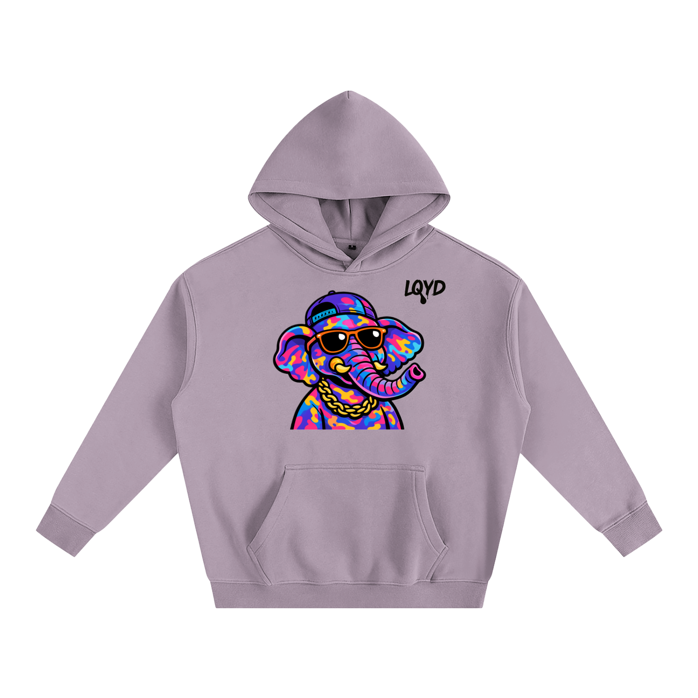 LQYD ADULT| DJ ELEPHANT BAGGY HOODIE