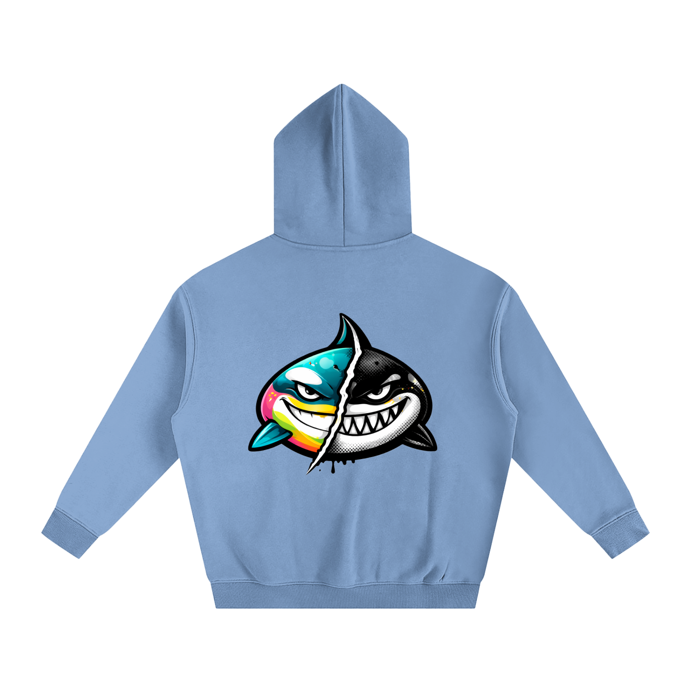 LQYD ADULT| SMIRKING ORCA BAGGY HOODIE