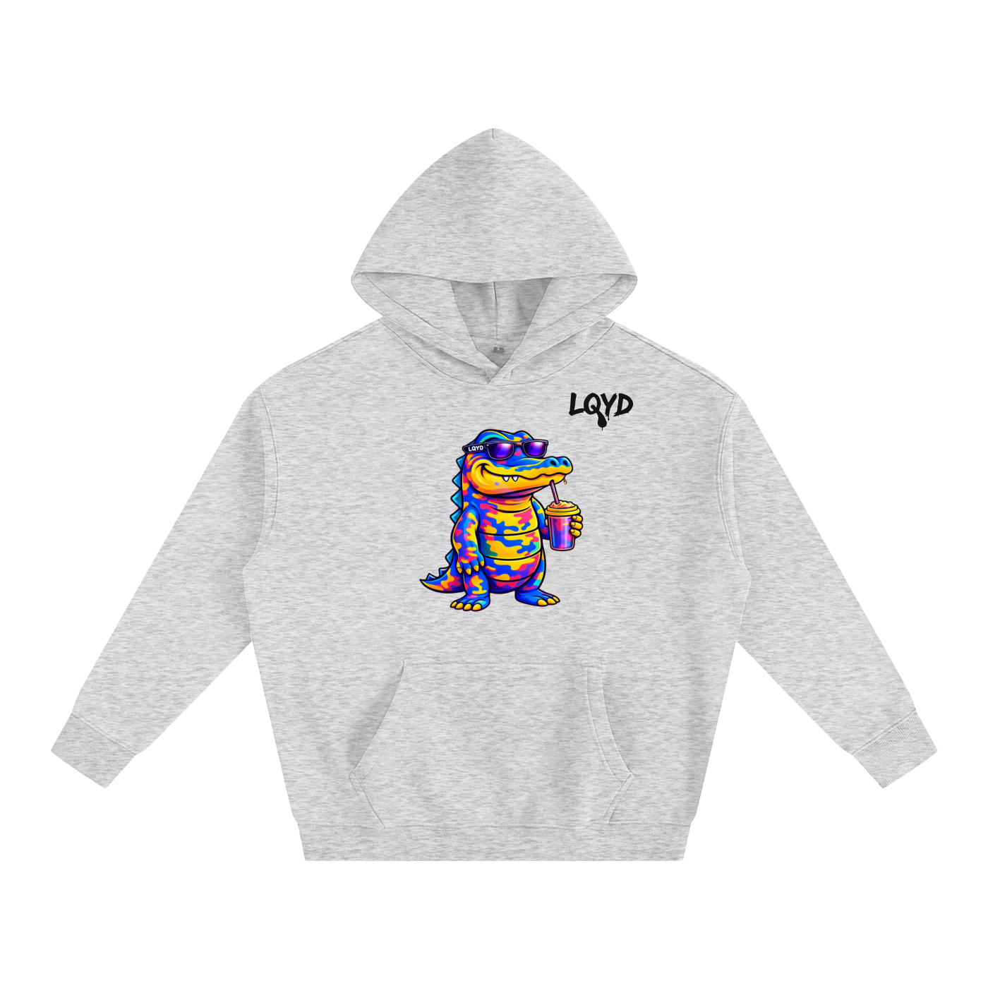 LQYD ADULT| SUMMER GATOR BAGGY HOODIE