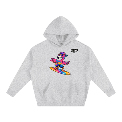 LQYD ADULT| SURF'S UP FLAMINGO BAGGY HOODIE