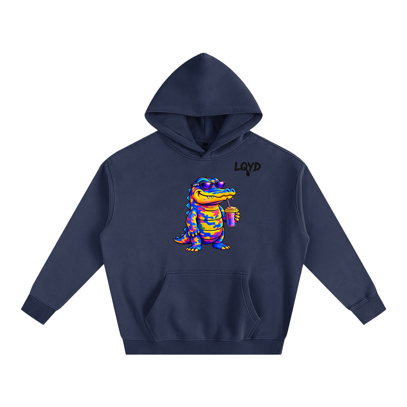 LQYD ADULT| SUMMER GATOR BAGGY HOODIE
