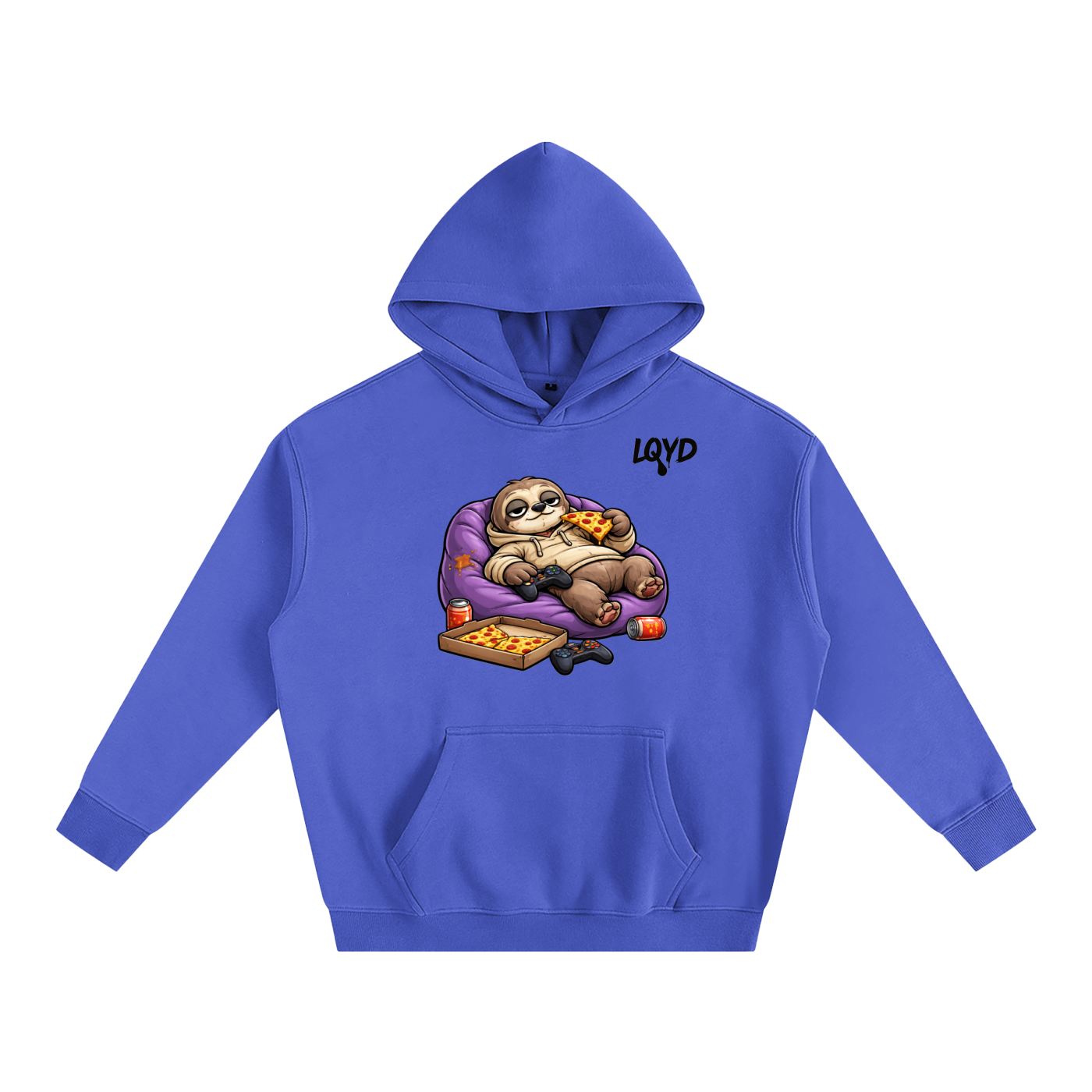 LQYD ADULT| IDLE SLOTH BAGGY HOODIE