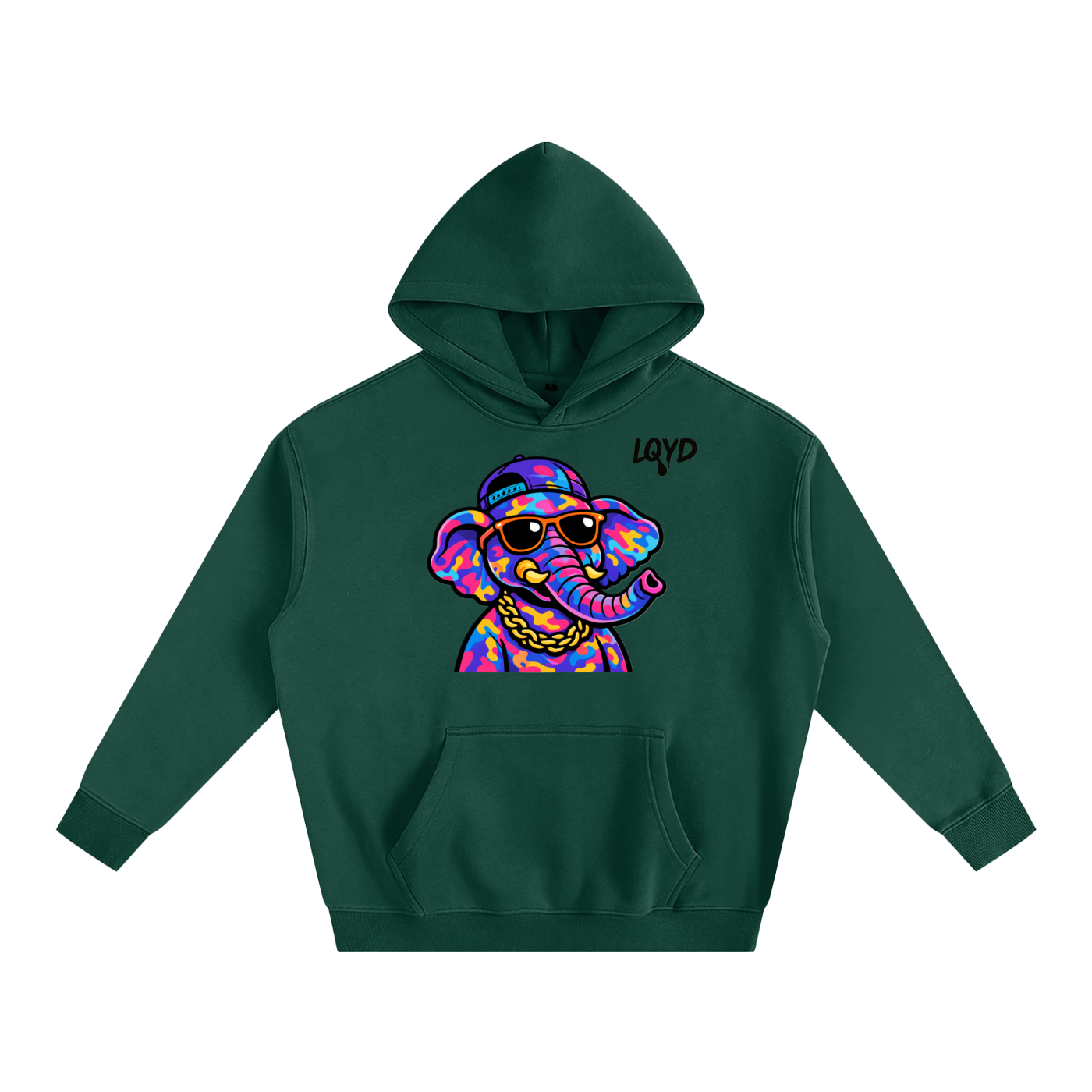 LQYD ADULT| DJ ELEPHANT BAGGY HOODIE