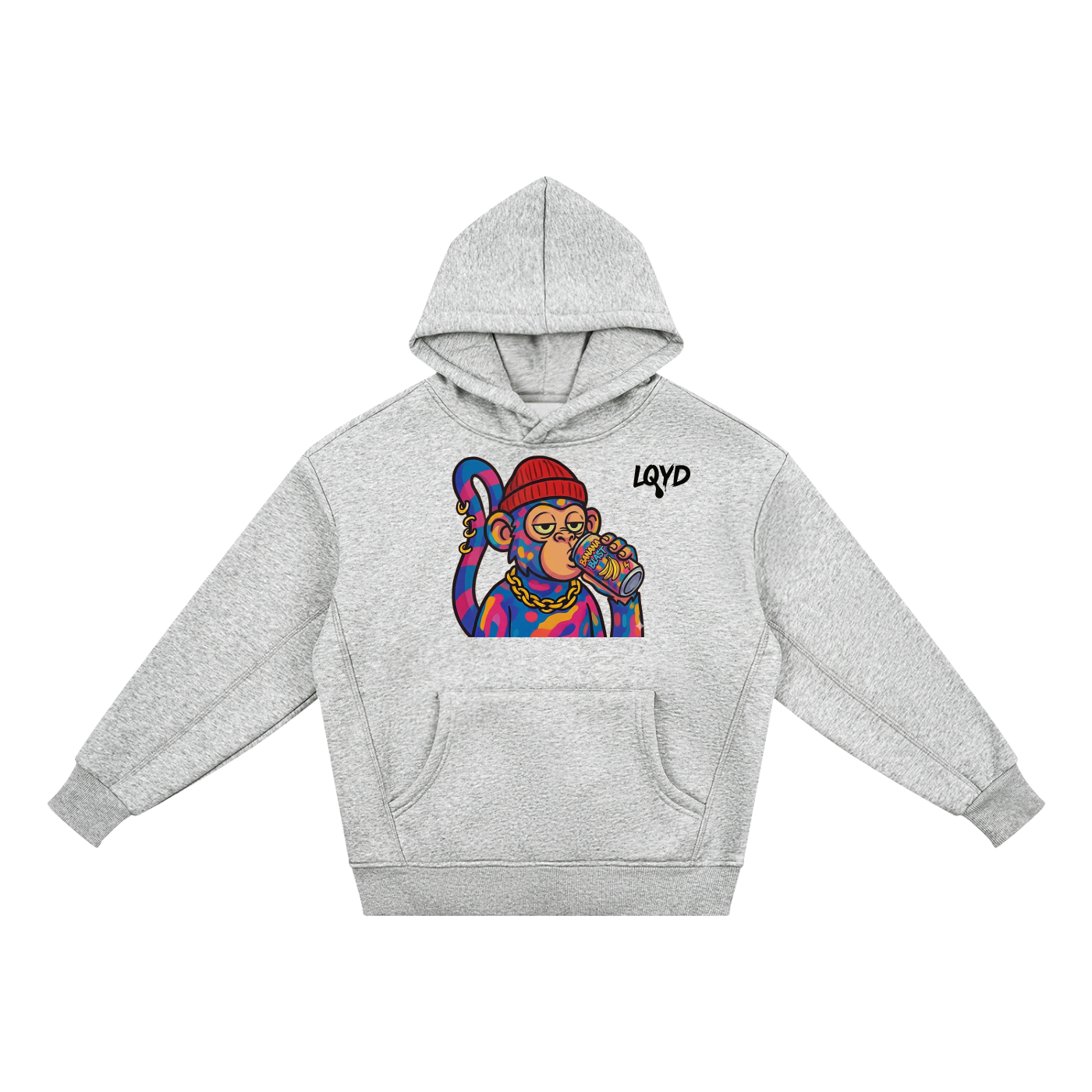 LQYD YOUTH| MELLOW MONKEY LIGHT BAGGY HOODIE