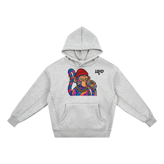 LQYD YOUTH| MELLOW MONKEY LIGHT BAGGY HOODIE