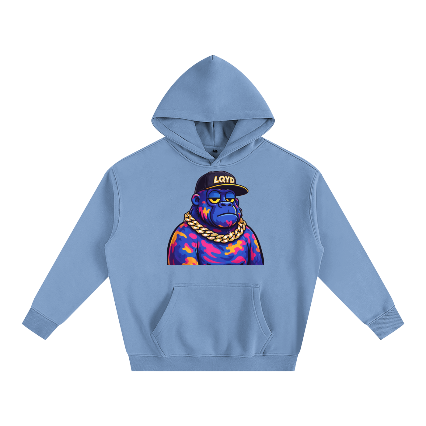LQYD ADULT| GRAFFITI GORILLA BAGGY HOODIE