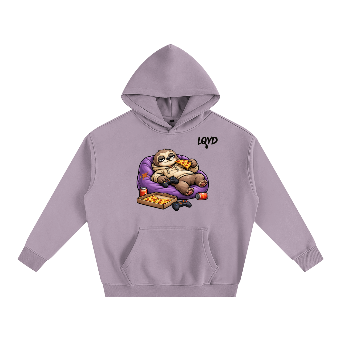 LQYD ADULT| IDLE SLOTH BAGGY HOODIE