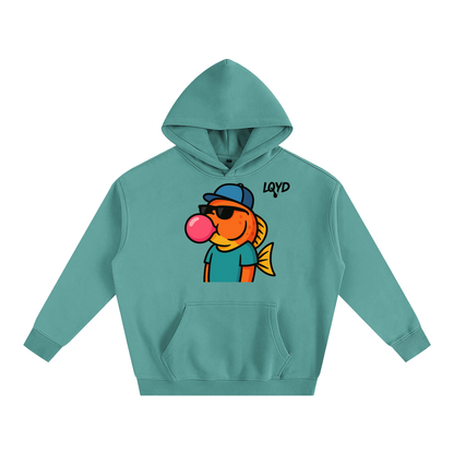 LQYD ADULT| BUBBLEGUM FISH BAGGY HOODIE
