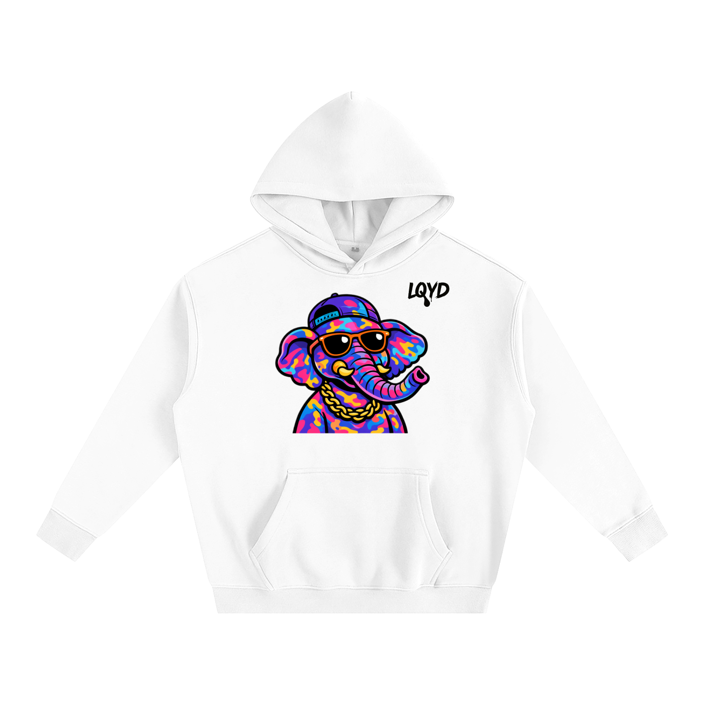 LQYD ADULT| DJ ELEPHANT BAGGY HOODIE