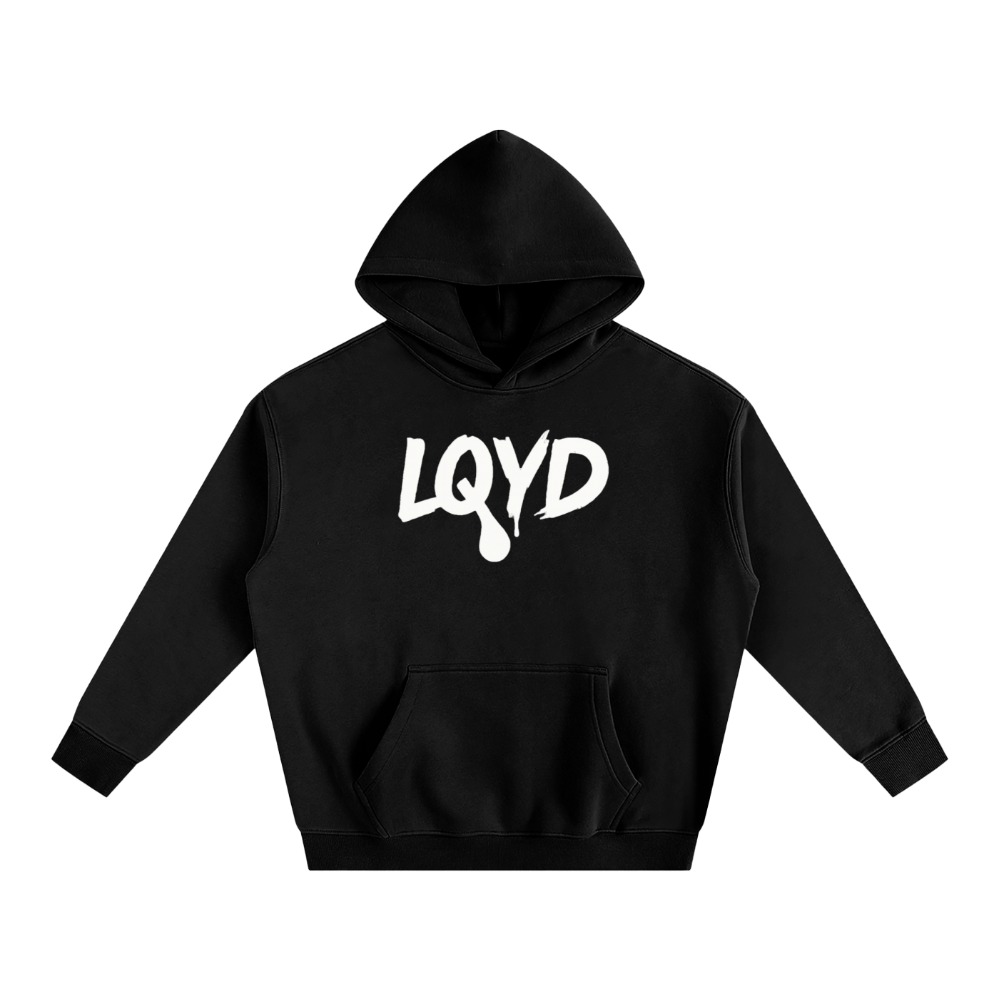 LQYD ADULT| CLASSIC BLACK EDITION BAGGY HOODIE