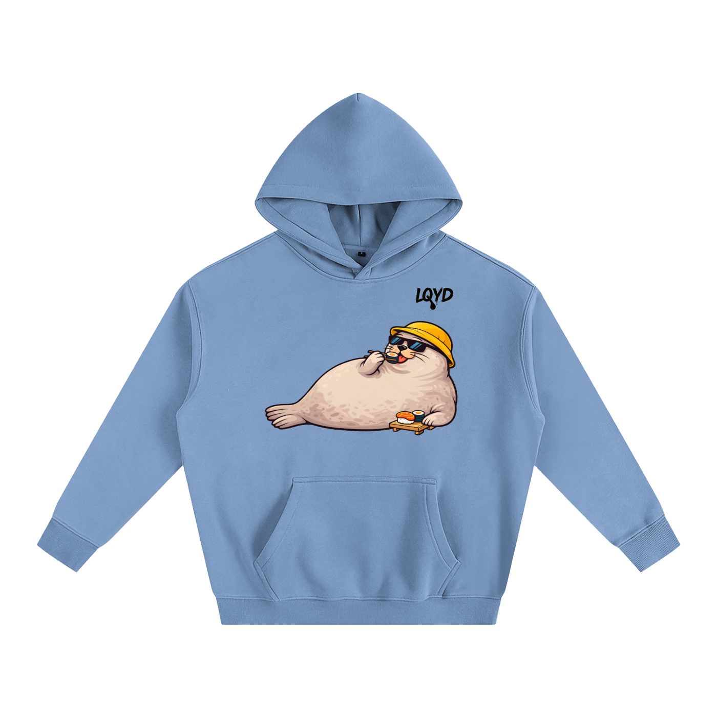 LQYD ADULT| SUSHI BANDIT SEAL BAGGY HOODIE