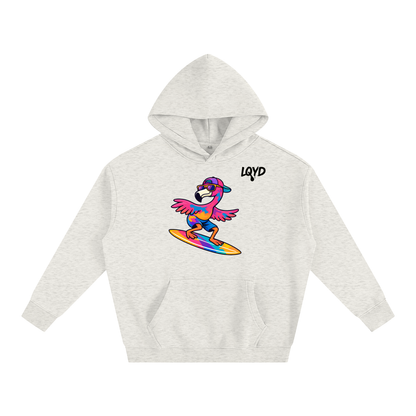 LQYD ADULT| SURF'S UP FLAMINGO BAGGY HOODIE