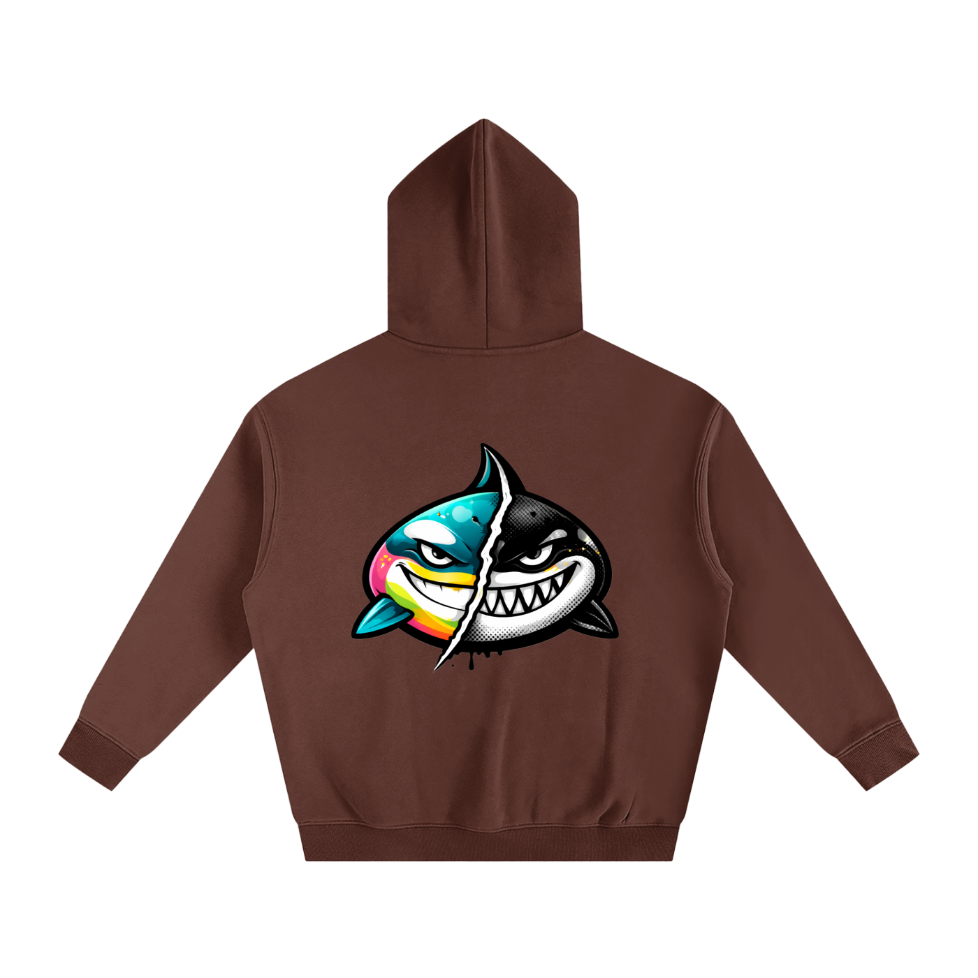 LQYD ADULT| SMIRKING ORCA BAGGY HOODIE