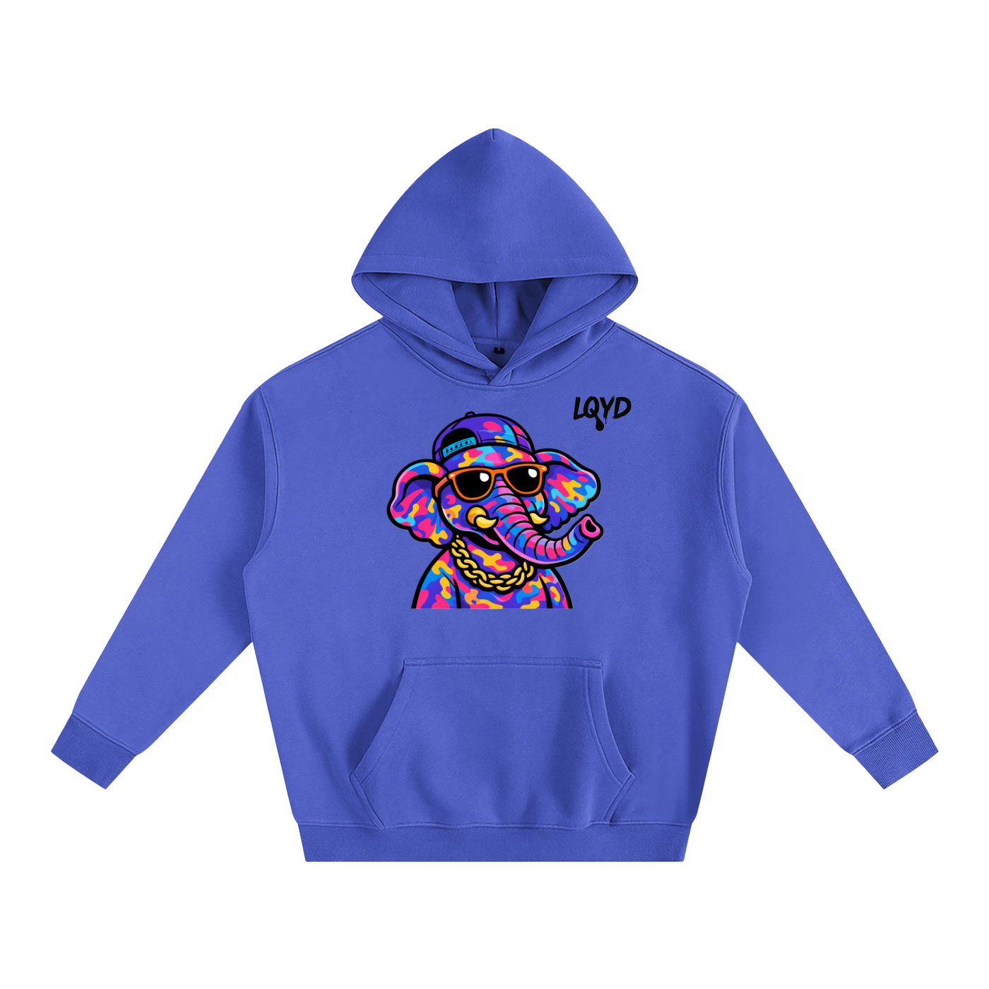 LQYD ADULT| DJ ELEPHANT BAGGY HOODIE