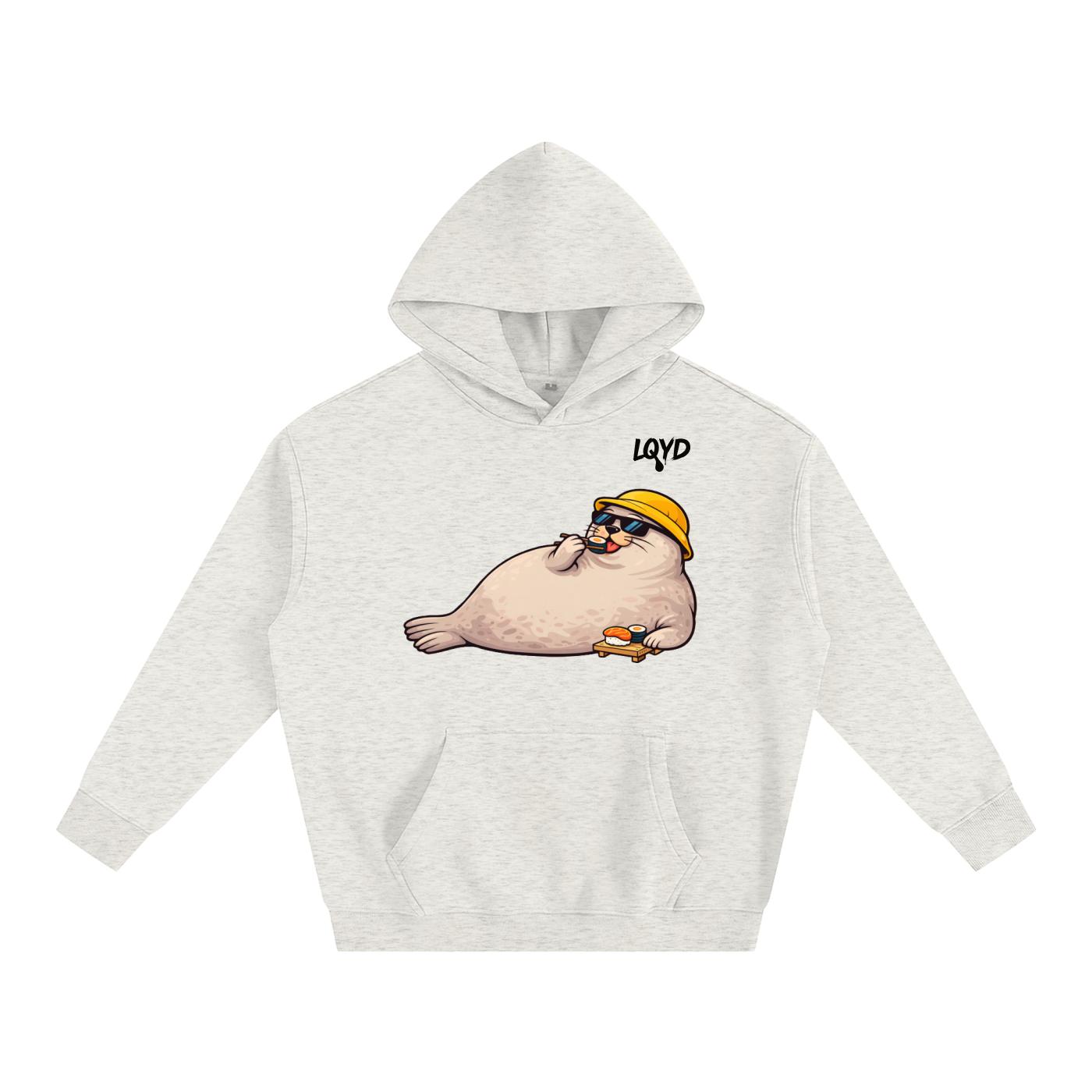 LQYD ADULT| SUSHI BANDIT SEAL BAGGY HOODIE