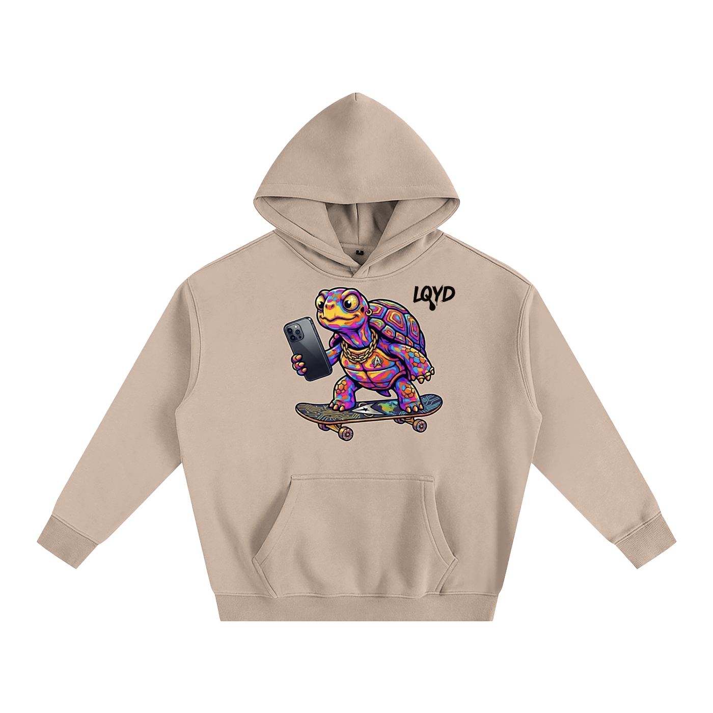 LQYD ADULT| TURBO TURTLE BAGGY HOODIE