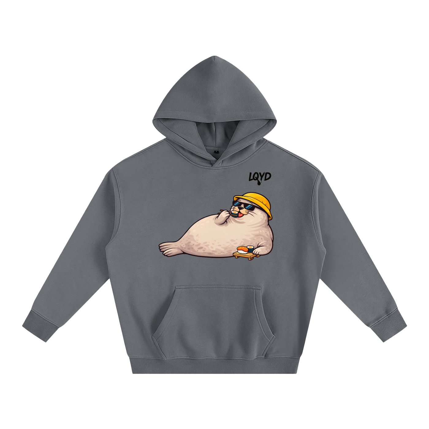 LQYD ADULT| SUSHI BANDIT SEAL BAGGY HOODIE