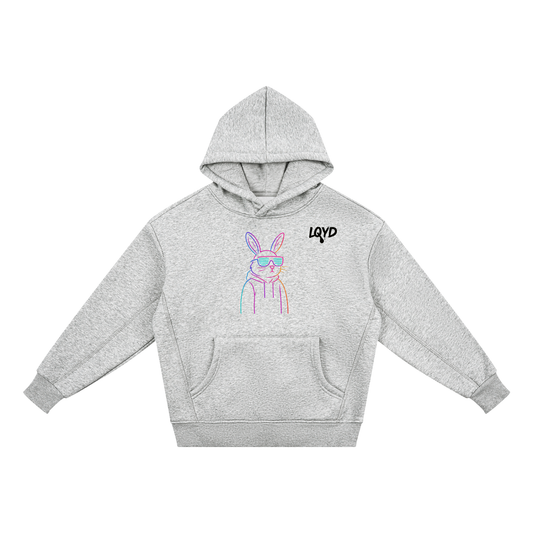 LQYD YOUTH| RETRO BUNNY LIGHT BAGGY HOODIE