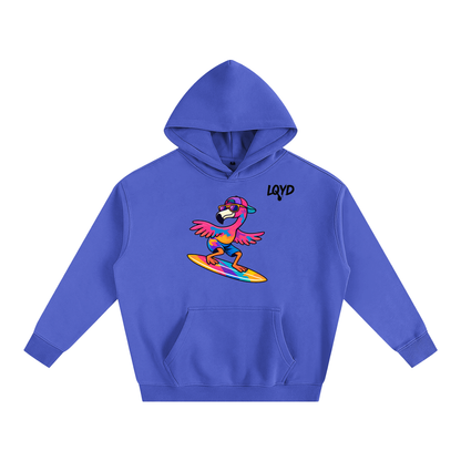 LQYD ADULT| SURF'S UP FLAMINGO BAGGY HOODIE