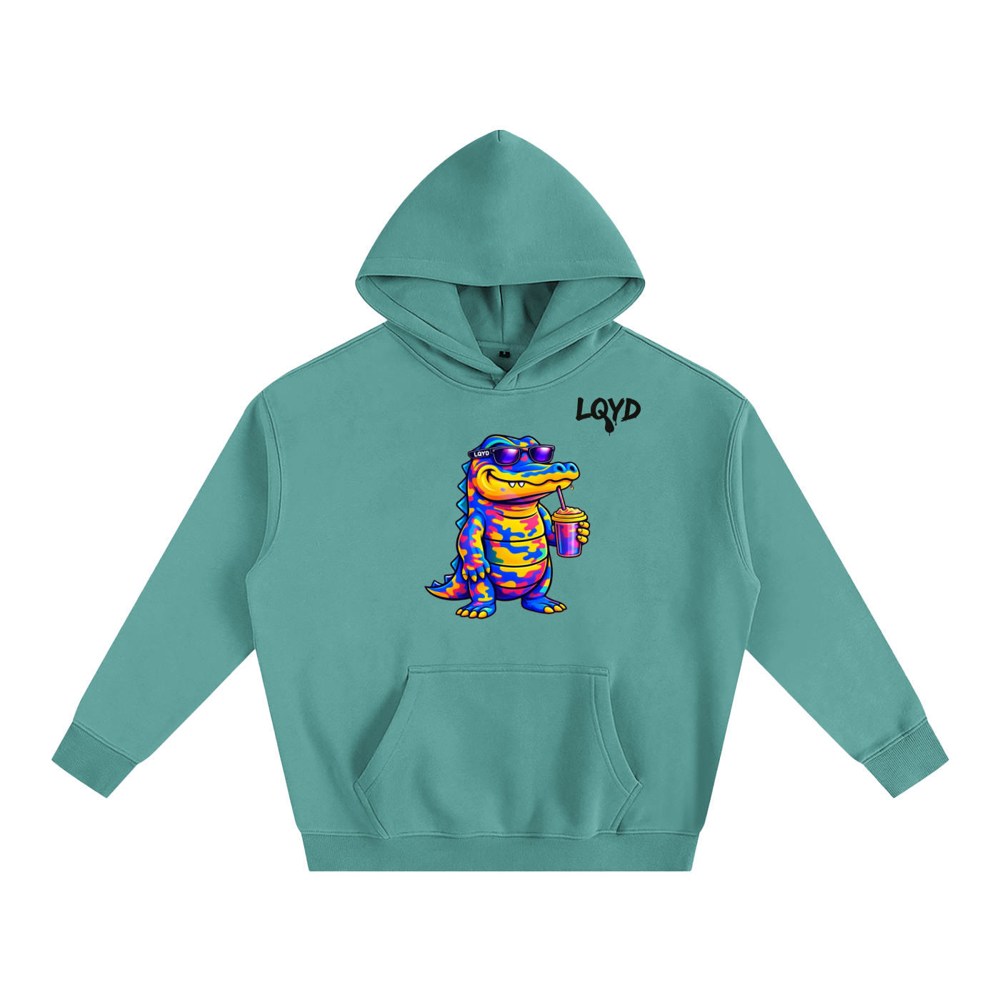 LQYD ADULT| SUMMER GATOR BAGGY HOODIE