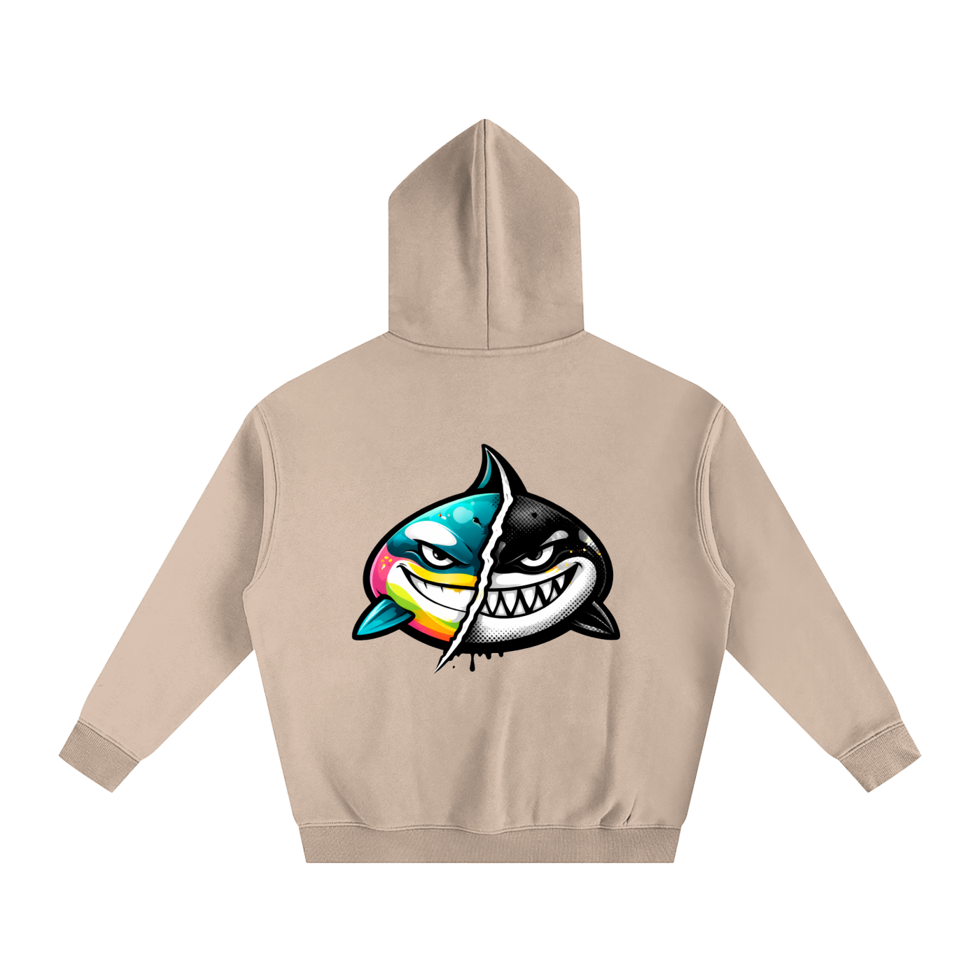 LQYD ADULT| SMIRKING ORCA BAGGY HOODIE