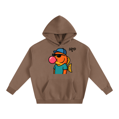 LQYD ADULT| BUBBLEGUM FISH BAGGY HOODIE