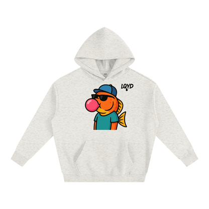 LQYD ADULT| BUBBLEGUM FISH BAGGY HOODIE